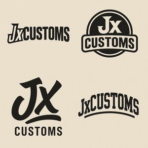 Jx Customs Logo Design Set